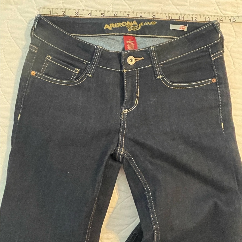 Arizona jeans, dark, size 3 average